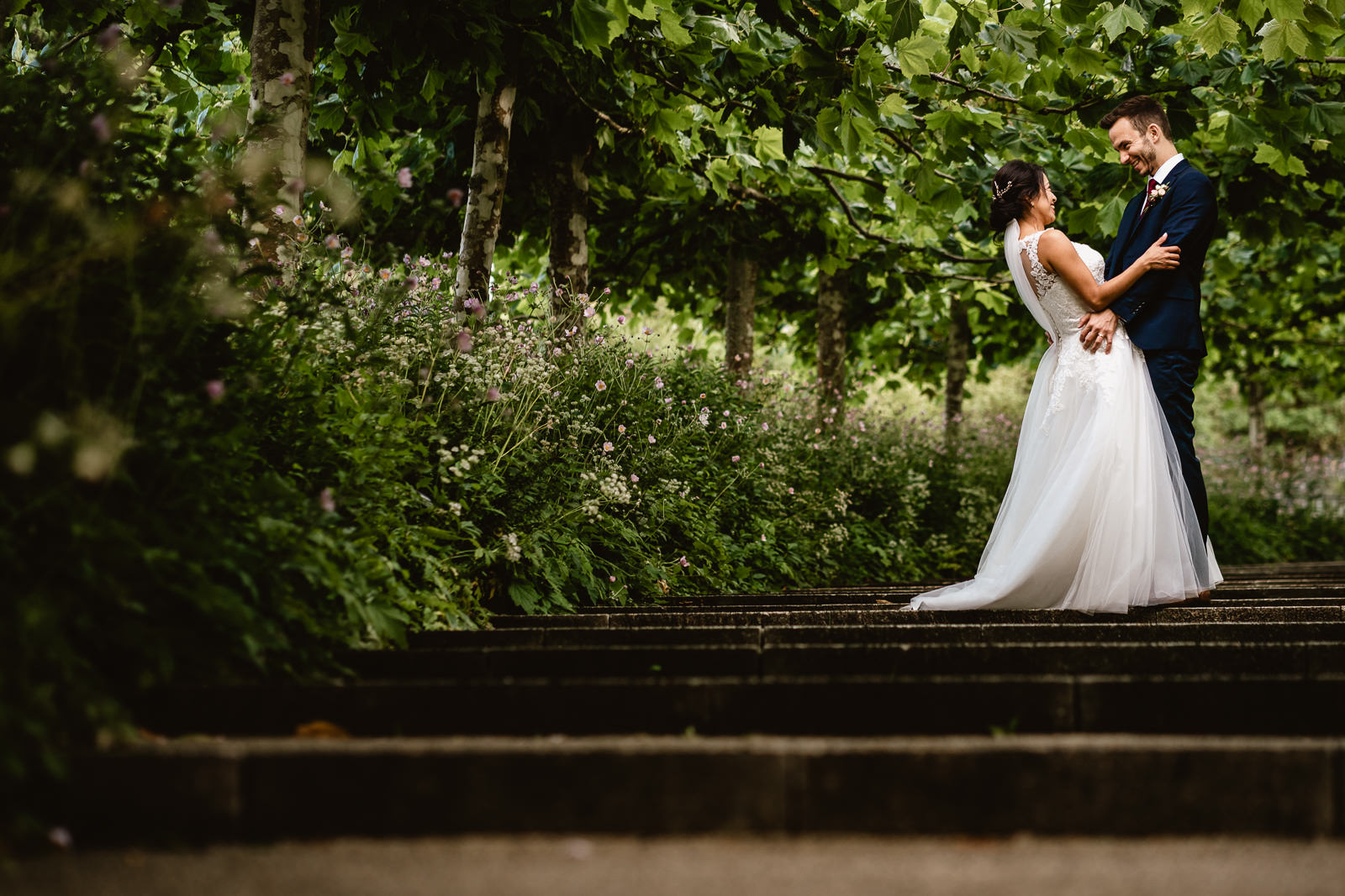 Wedding images from the Eden Project in Cornwal